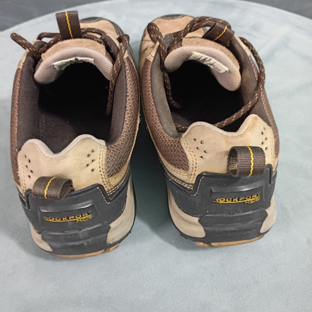 Rockport XCS Mens Hiking Shoes Tan Brown Leather Trail Walking K54277 8.5 M - Picture 3 of 7